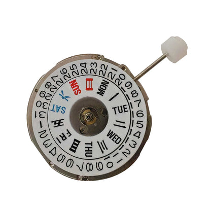 Automatic Mechanical Movement Day Date Crown at 3 For NH36 27.4mm Diameter