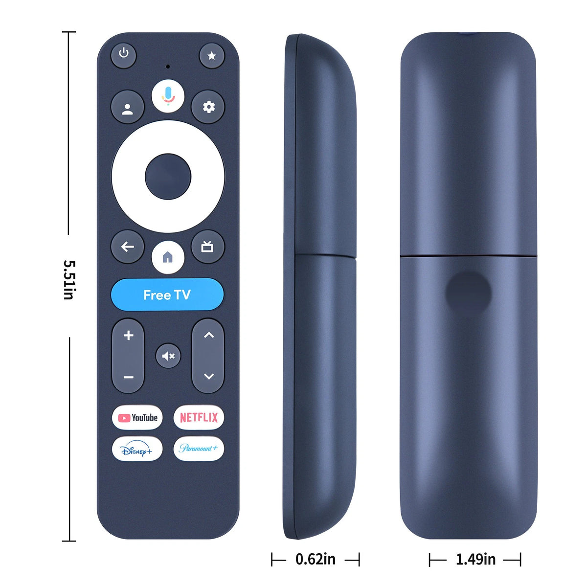 Replace Remote Control For Onn 4K Pro Streaming Device Google TV with Voice