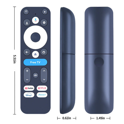 Replace Remote Control For Onn 4K Pro Streaming Device Google TV with Voice
