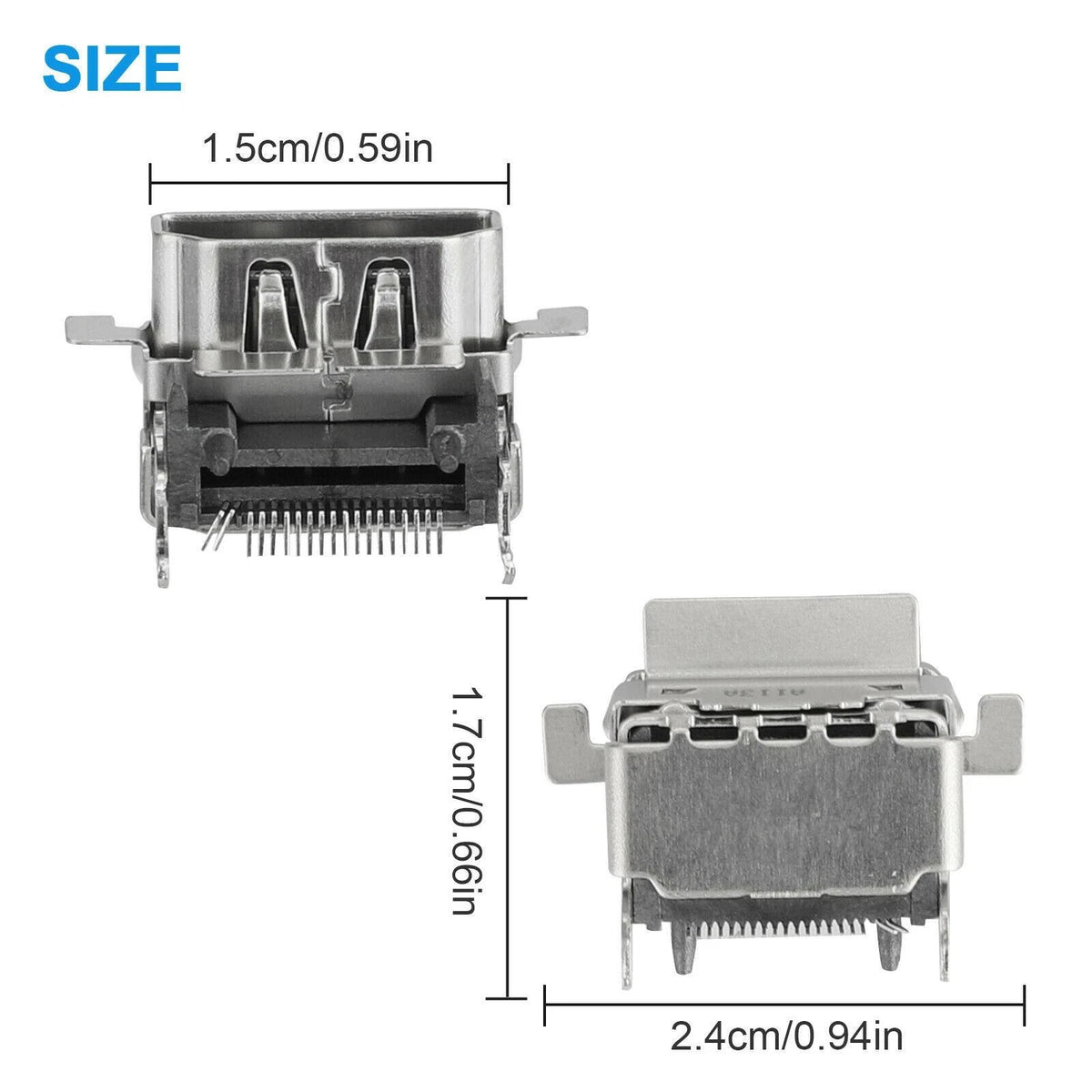 1Pc  Console HDMI Port Jack Socket Connecter For Xbox One S Slim;