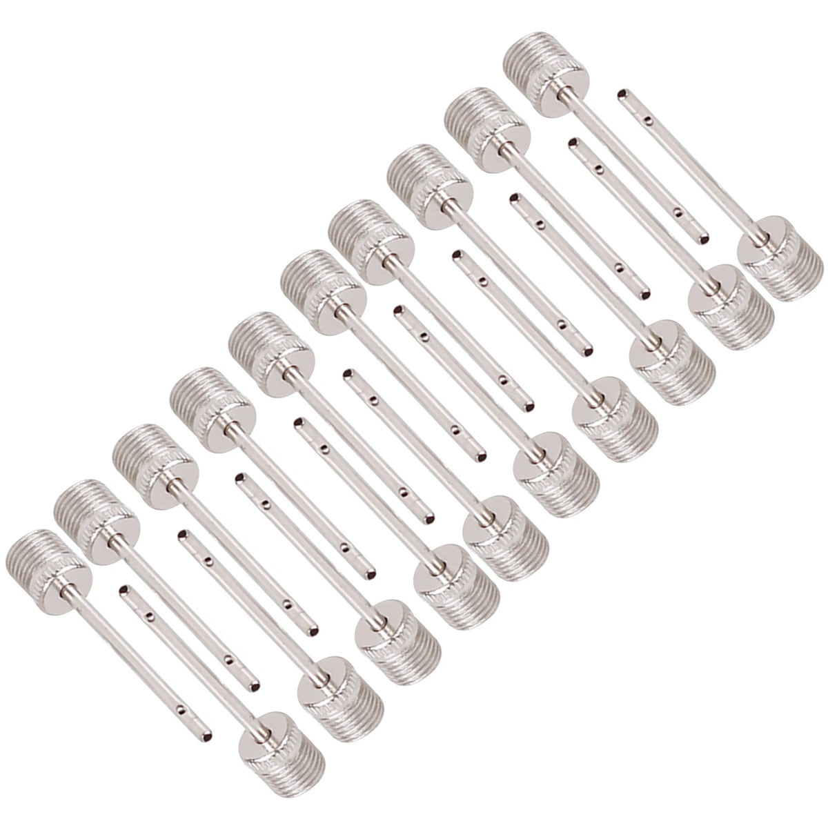 20Pack Inflating Football Basketball Soccer Ball Air Pump Needle Pin Nozzle H