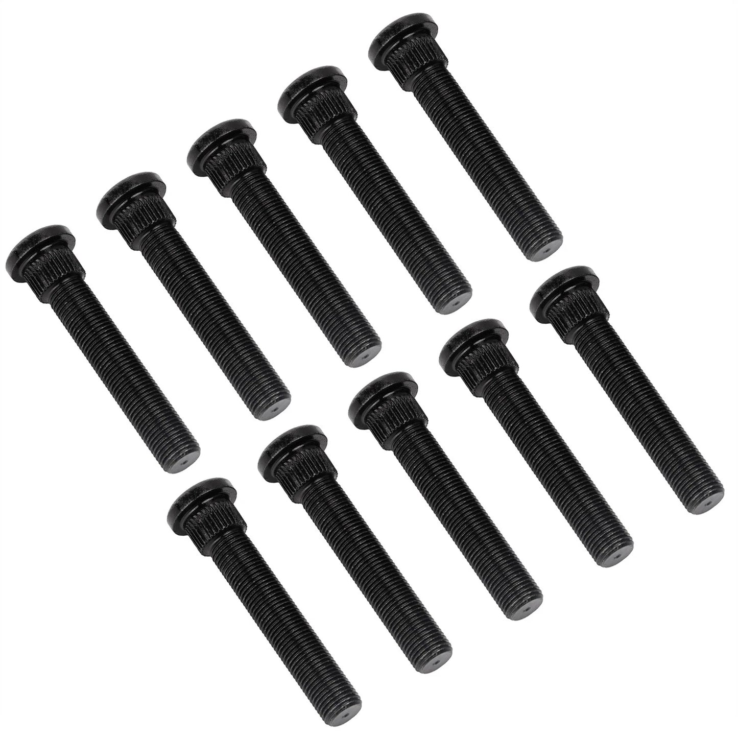 (Set of Ten Studs)  1" Longer than Stock Wheel Stud Bolt for 65-04 Ford Mustang