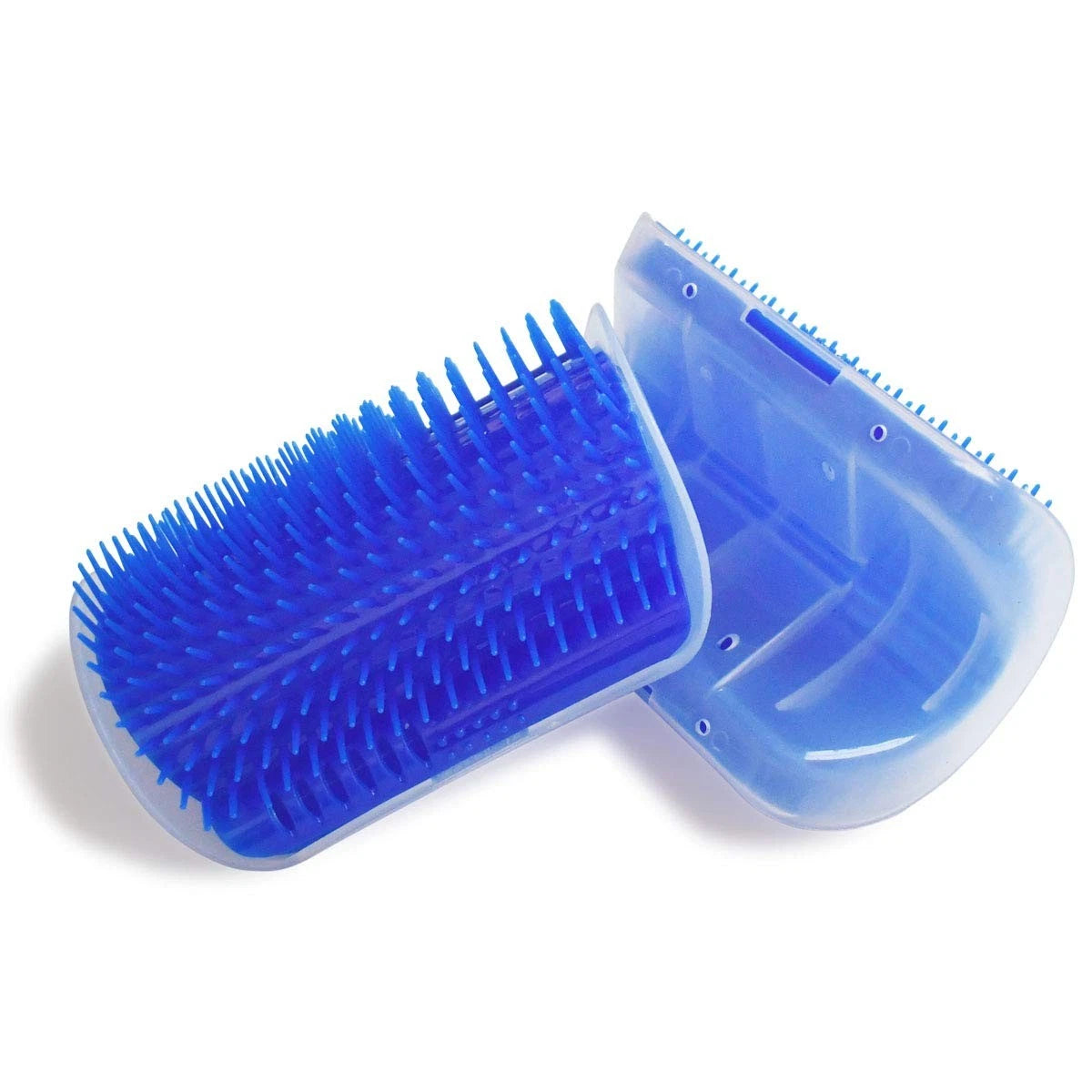 2 Pack Self Grooming Wall Brush for Cats and Dogs - Cat Groomer with Blue