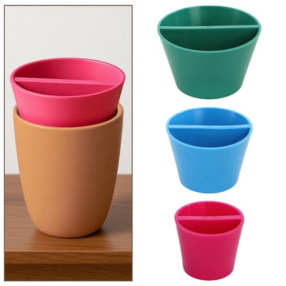 ZENFUN 3 Packs Rim Cone Pottery Tool, 3 Sizes Ceramic blue, pink, green