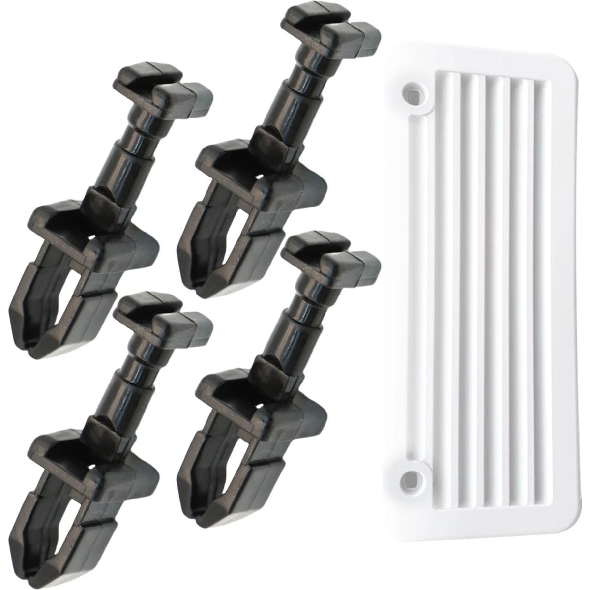For Norcold RV Fridge Vent Door Clips Replacement 4 Pack 617772 Plastic Latch