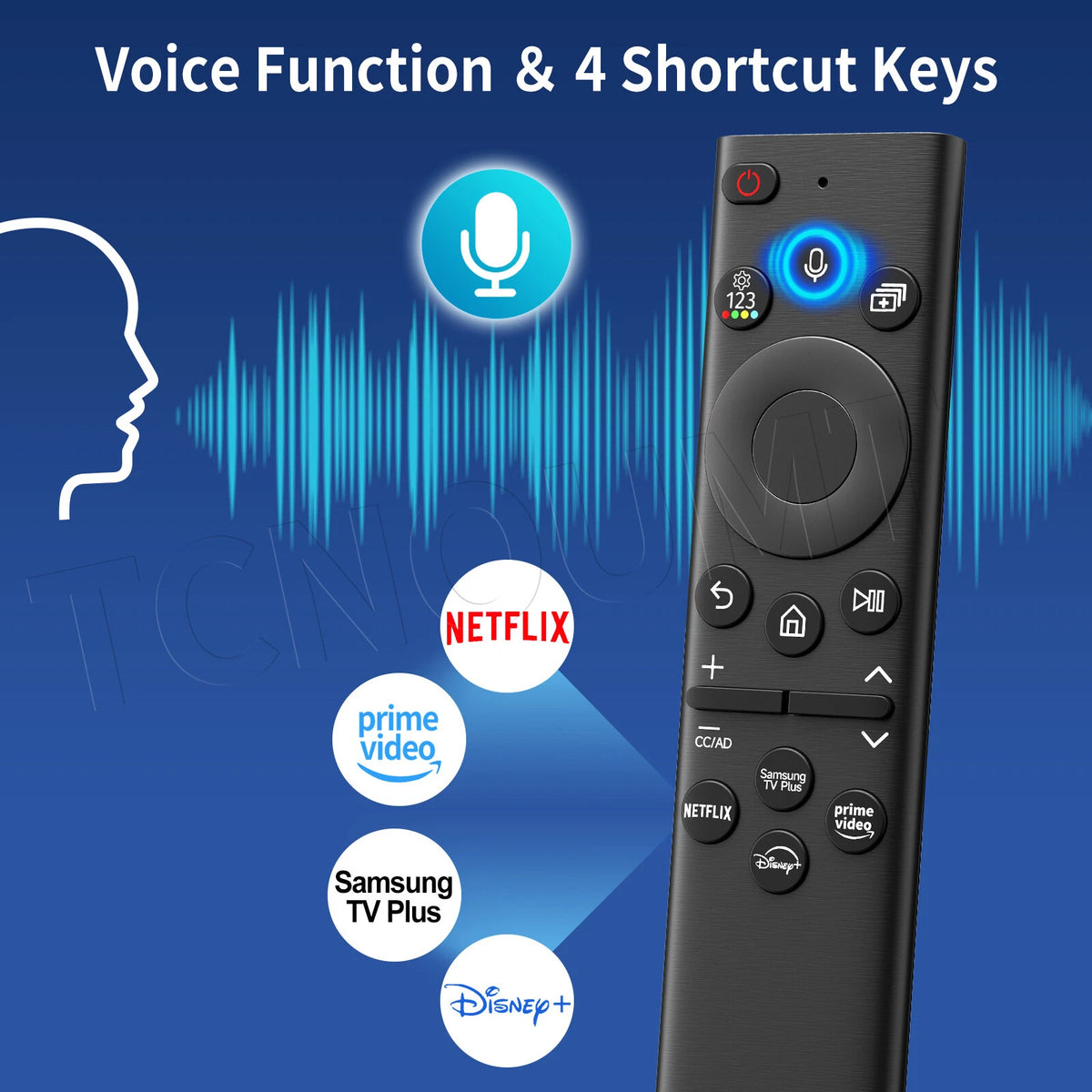 BN59-01385A Solar Voice Remote Control For Samsung Neo LED 4K Ultra HD TV
