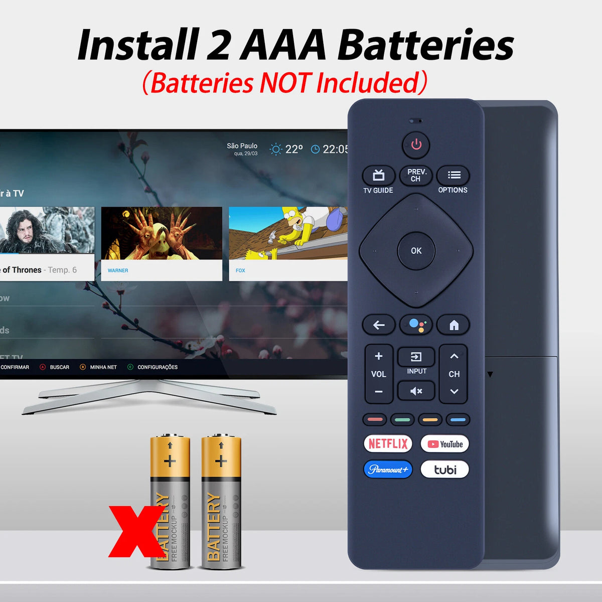 URMT26CND001 Remote Control For Philips TV