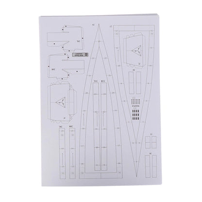 1:400 Unassembled Memorial British Titanic Cruise Paper Model Ship Model Display