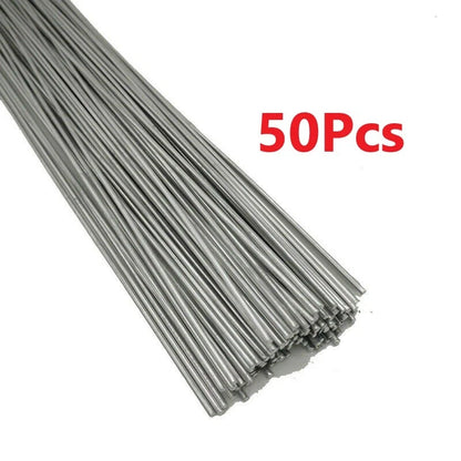 50Pcs 1.6mm Low Temperature Welding Cored Wire Aluminum Brazing Solder Rods aa