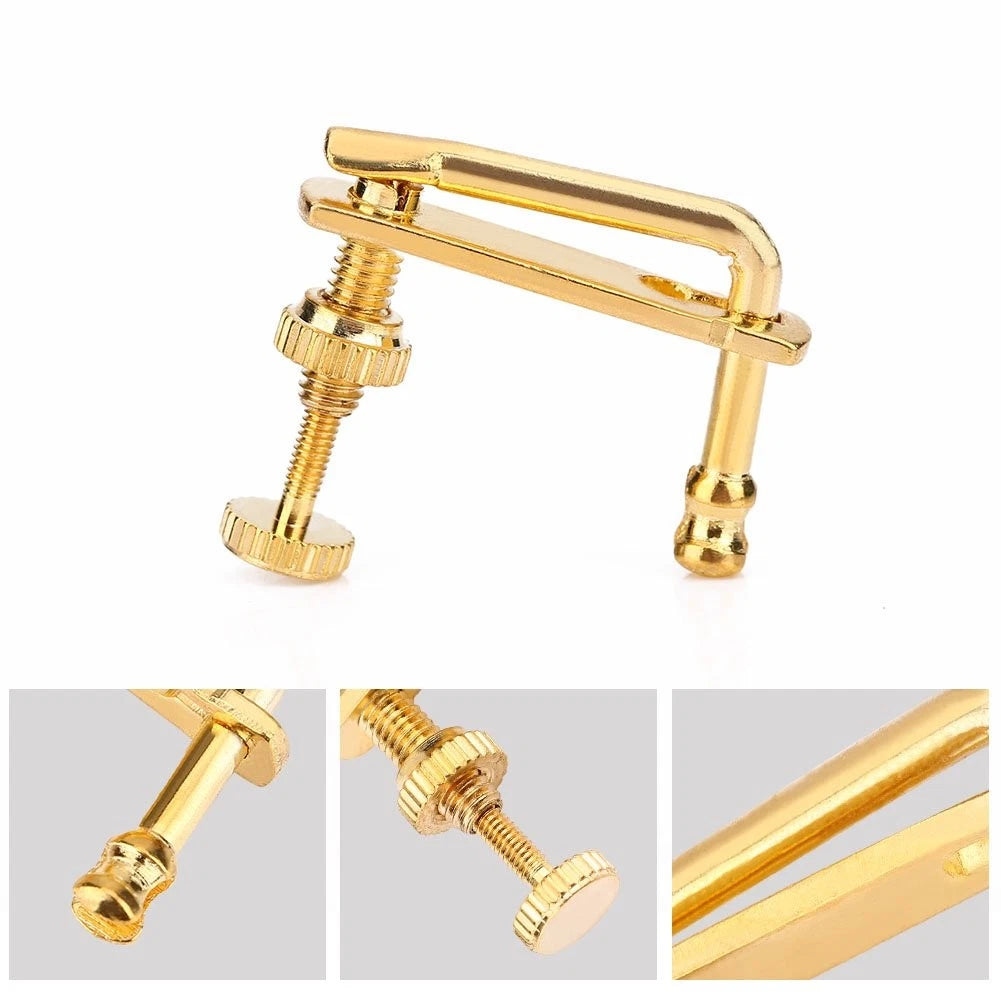 4Pcs Violin Fine Tuners, Gold Parts String Adjusters Replacement for...