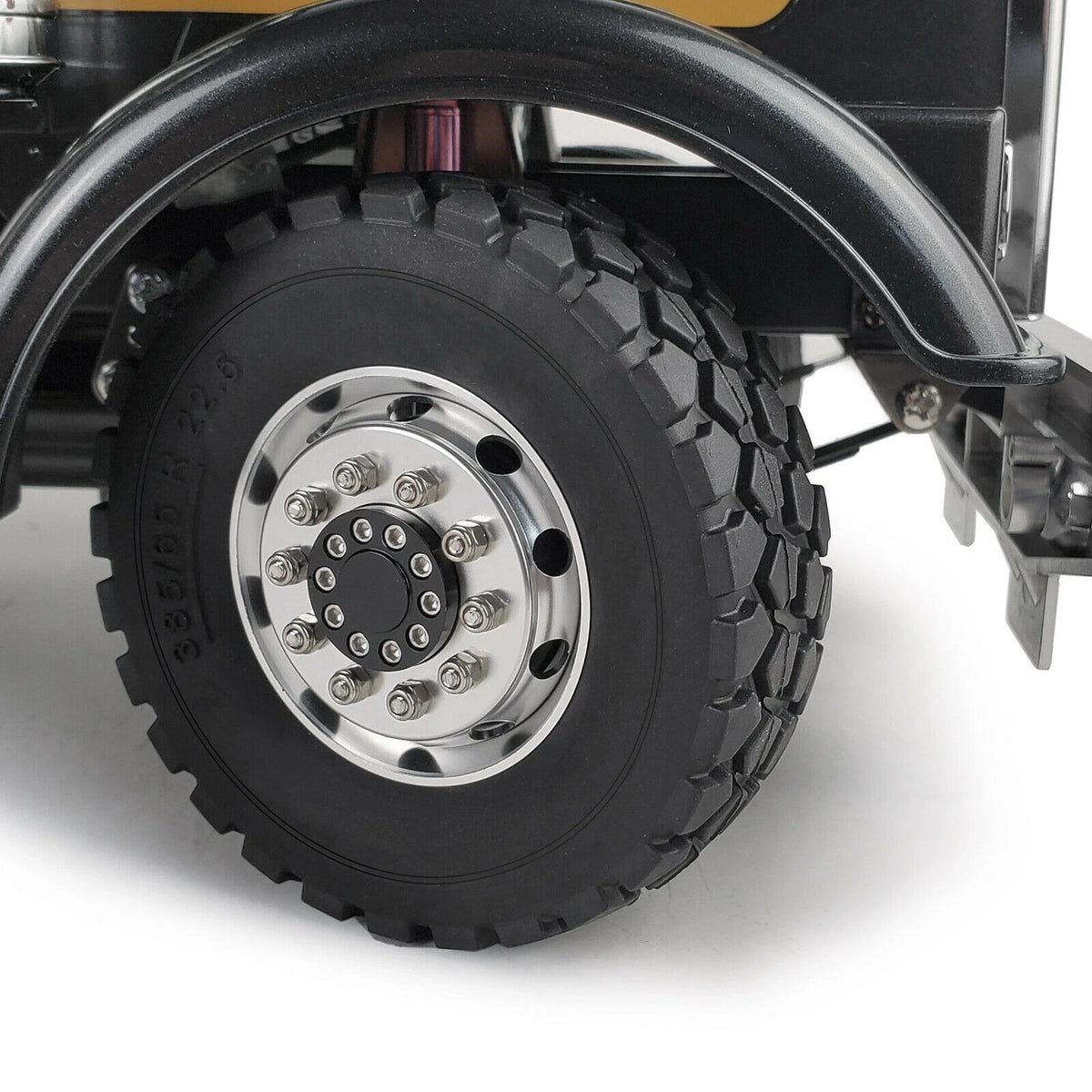 4* Rubber Tires Tyres For Tamiya 1/14 RC Tractor Truck Car Repair Parts