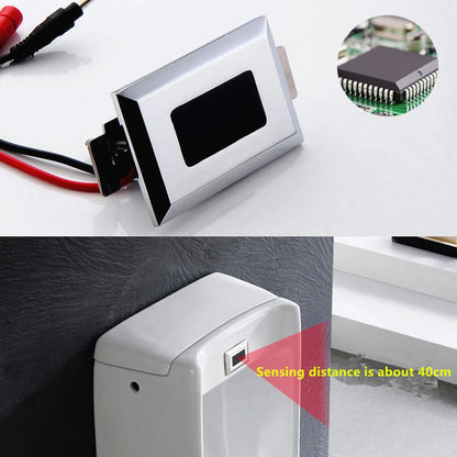 Automatic Ceramic Integrated Standing Urinals Sensor Flusher Flush Valve Kit e