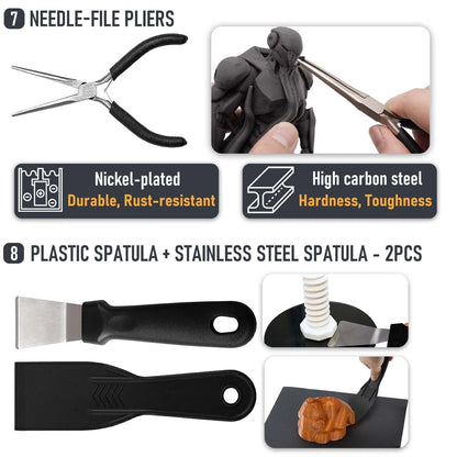 3D Printer Tools Kit Essential, Printing Kit, Tool Finishing