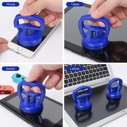 STREBITO Suction Cups Heavy-Duty 2 Pieces Screen Tool for Blue