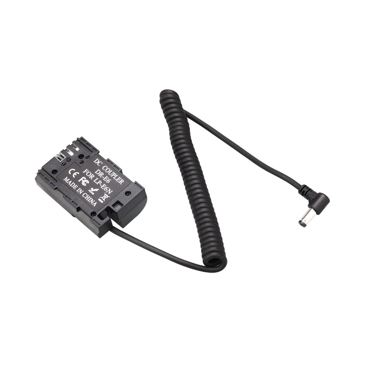 Decoded LP-E6 Dummy Battery DR-E6 DC Coupler Parts for Canon 5D4 7D2 80D R5 R6