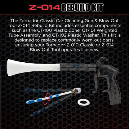 Tornador Nozzle Repair Kit–Compatible with Z-010 Classic & Z-014 Blow Out...
