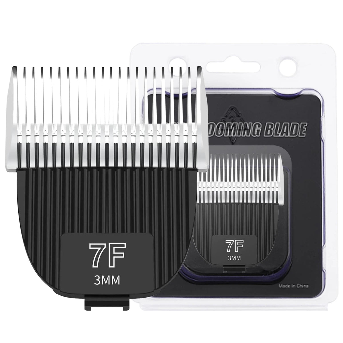 bulu 1Pack Flash Clipper Professional Detachable Replacement 7F, black