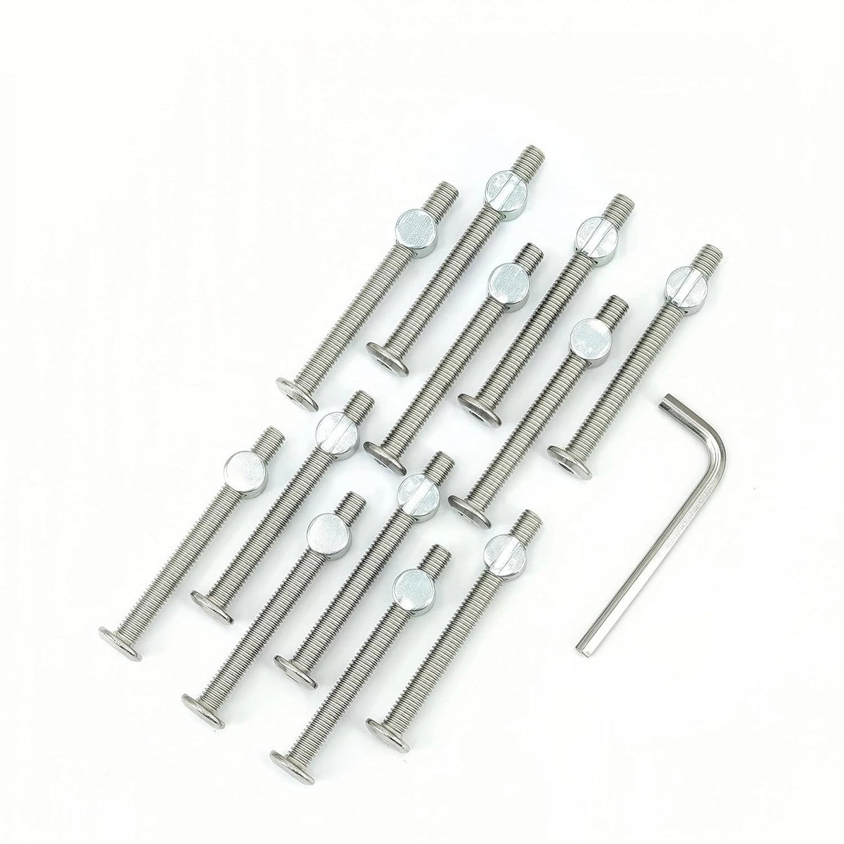 Crib Screws,Bed Frame Bolts and Nuts Kit, Parts, Bunk Bed M6x60mm
