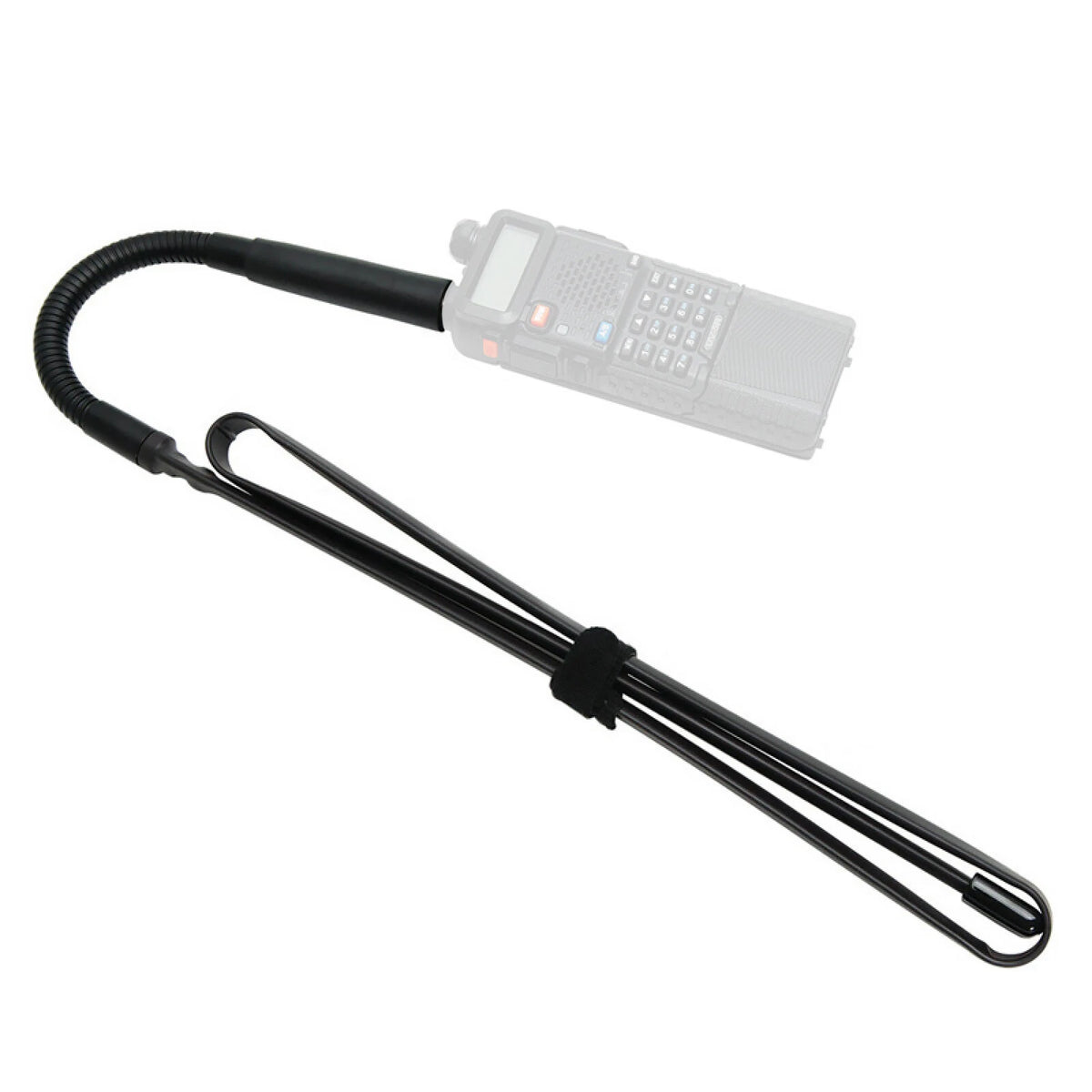48.8'' Dual Band VHF/UHF Gooseneck SMA-Male CS Antenna For Kenwood Two Way Radio
