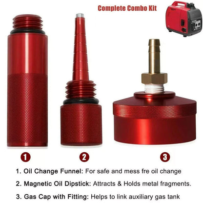 Oil Change Funnel Magnetic Dipstick Accessories For Honda EU2200i Generator