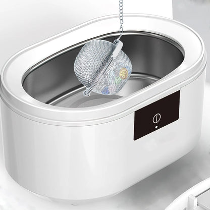 4 Pack Ultrasonic Cleaner Basket, Stainless Steel Mesh Basket Fine Silver