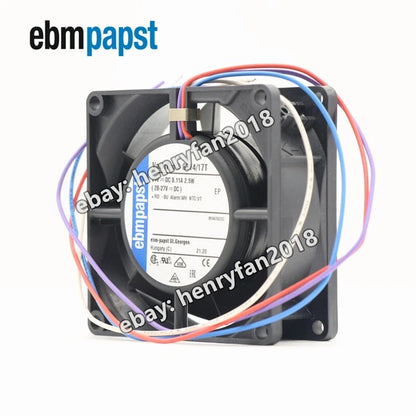 ebmpapst 8314/17T Axial fan DC 24V 2.5W 0.25A 80*80*32mm 105mA Cooling fan
