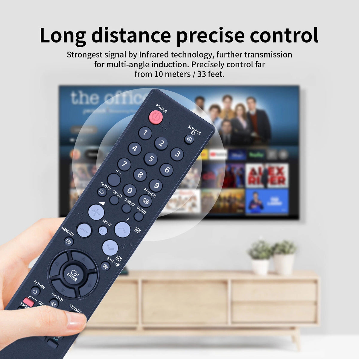 BN59-00624A Remote Control For Samsung LCD Monitor TV T220HD T260HD T240HD