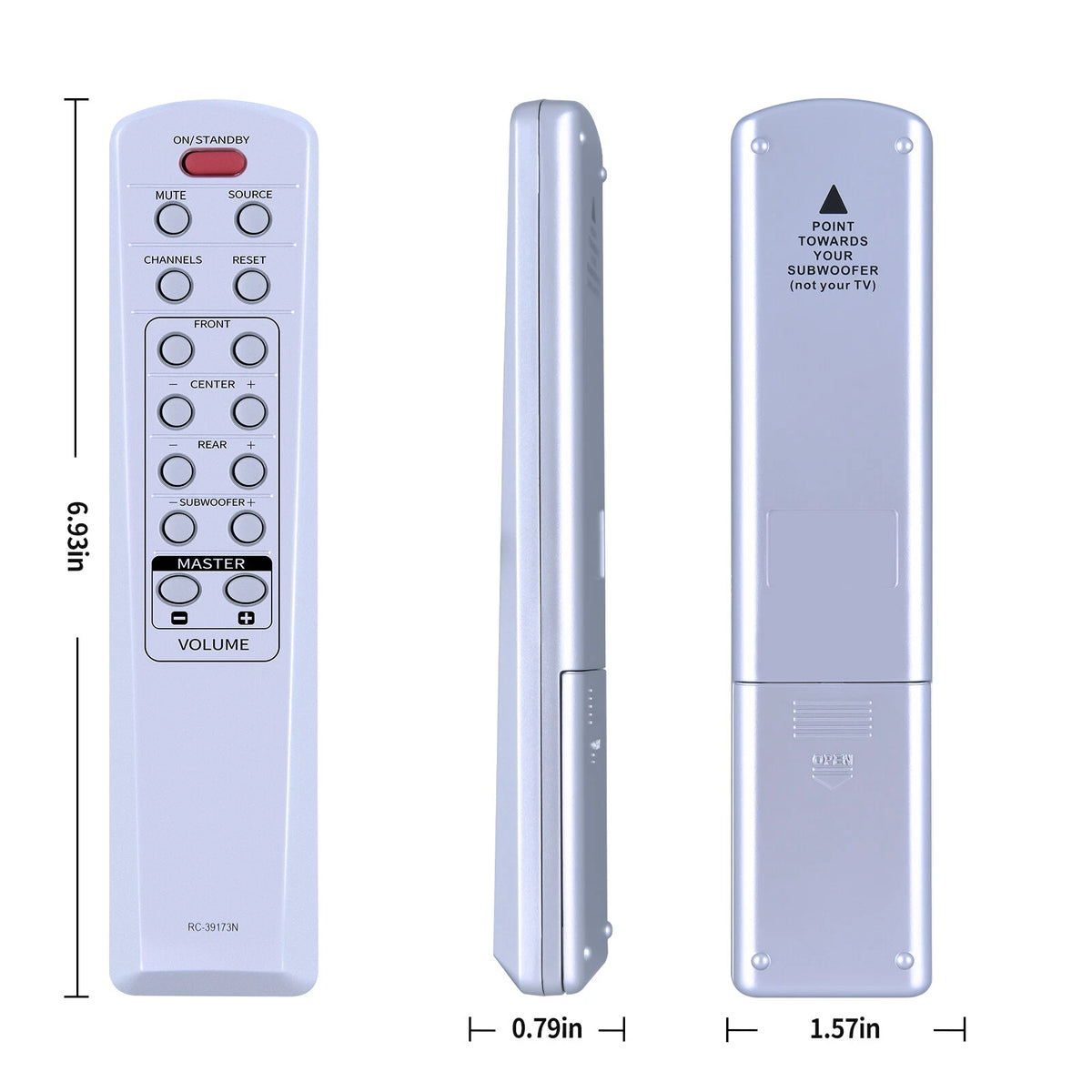 Remote Control For LENOXX HT3917, HT3917, HT3916, RC39173N
