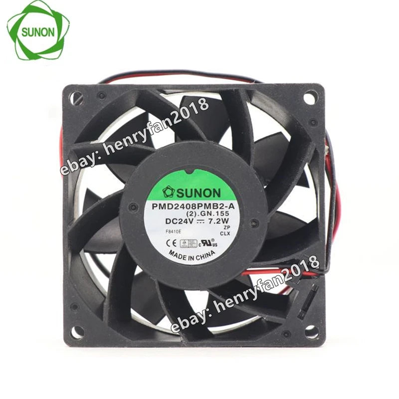 SUNON PMD2408PMB2-A Axial fan 24VDC 7.2W 80*80*38mm Inverter /Drive cooling fan