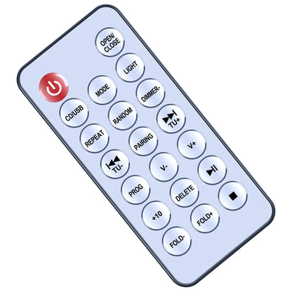 Replacement Remote Control For Akura Jukebox AJ-RD17009T
