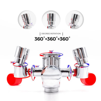 Eye Wash Station for Emergency - Faucet Mounted Chrome