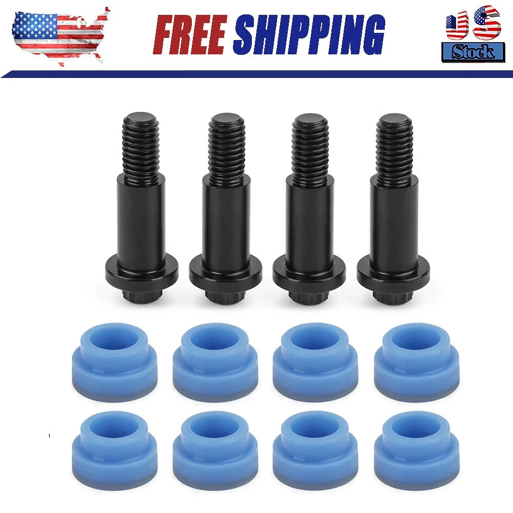 ECM Mounting Kit For Detroit Diesel S60 (8 Isolators,4 Bolts) 23512307, 23512309