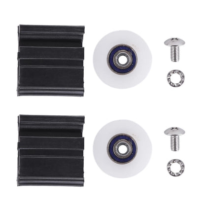 Greenhouse Door Wheel Replacement Kit, 22mm Halls Sliding black