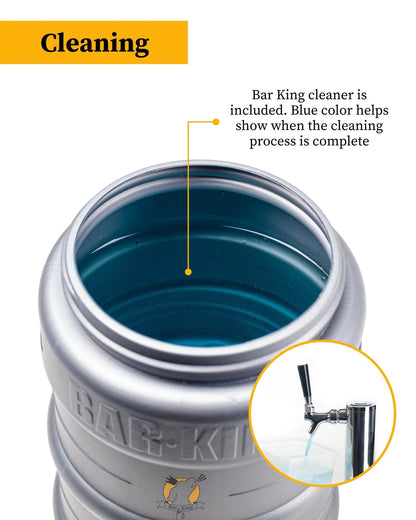 Bar-King Quick-Connect Kegerator Beer Line Cleaning kit. Standard w/4 Packs