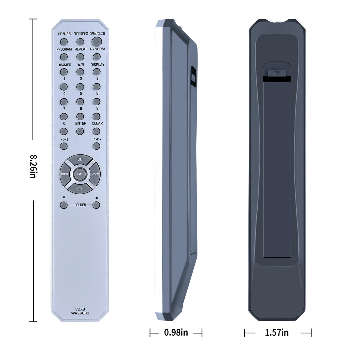 CDX8 WR96080 Remote Control For Yamaha CD Compact Disc Player CD-S300 CDS300