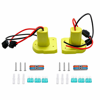Fits for Ryobi 18V Battery Adapter Conversion Kit Mini Pump 12V with 30A Fuse