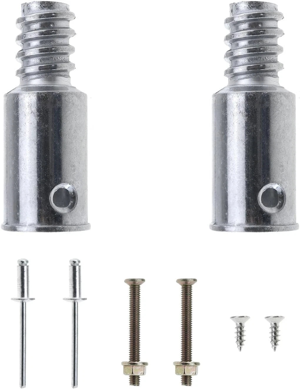 MEETOOT 2PCS 0.85inch/22mm Threaded End Replacement Repair Kit Metal Handle...