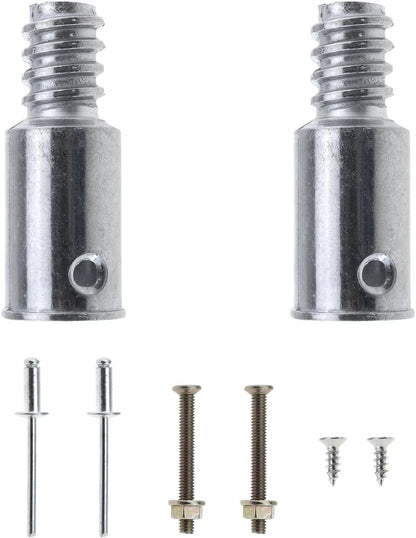 MEETOOT 2PCS 0.85inch/22mm Threaded End Replacement Repair Kit Metal Handle...