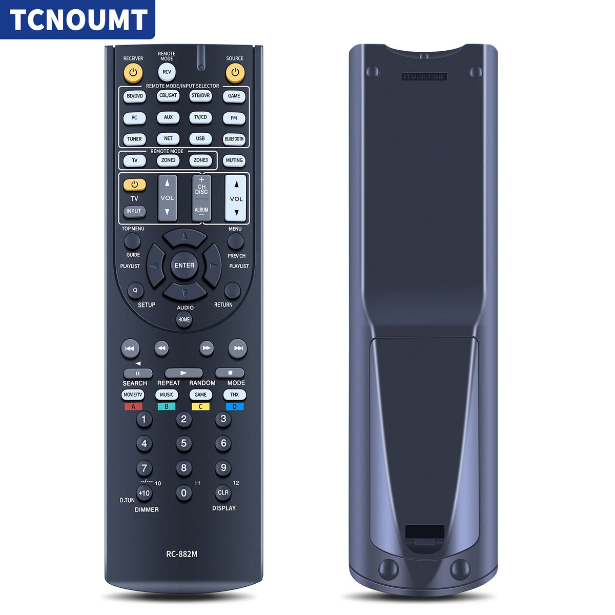 RC-882M Remote Control For Onkyo TX-NR838 TX-NR737 Audio Receiver