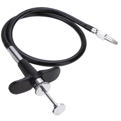 Sturdy Steel Center Locking Cord Shutter Release Cable Auto Lock Camera 100cm