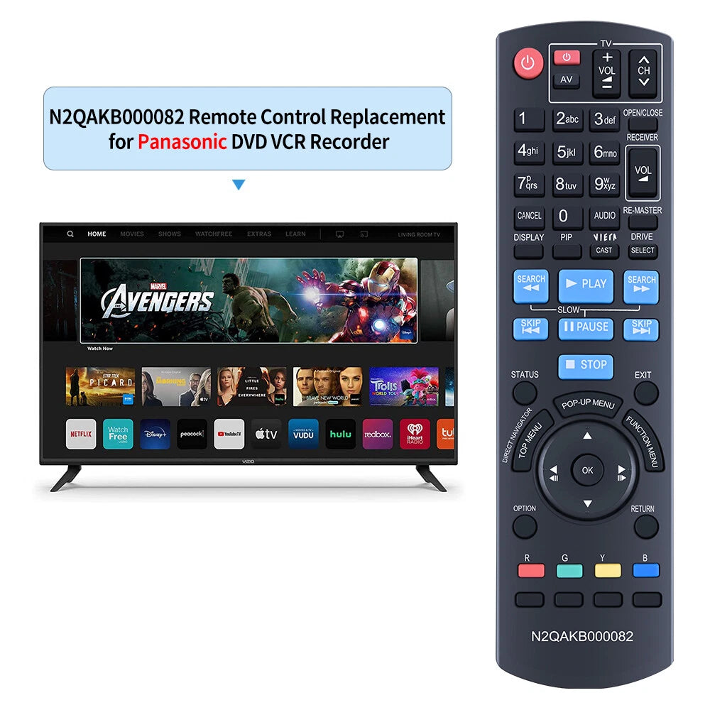 N2QAKB000082 Remote Control For Panasonic Player DMP-BD45 DMP-BD65