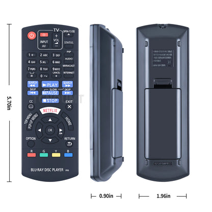 N2QAYB001023 Remote Control For Panasonic DVD Home Theater DMP-BDT270