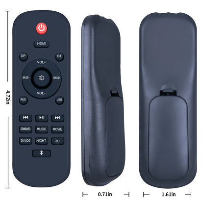 Remote Control For LARKSOUND SB-01 Small Sound Bar