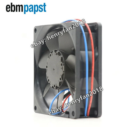 Ebmpapst 8414NG DC Axial Fan 24V 85mA 2.0W 80*80*25MM 2-Wires Papst Cooling Fan