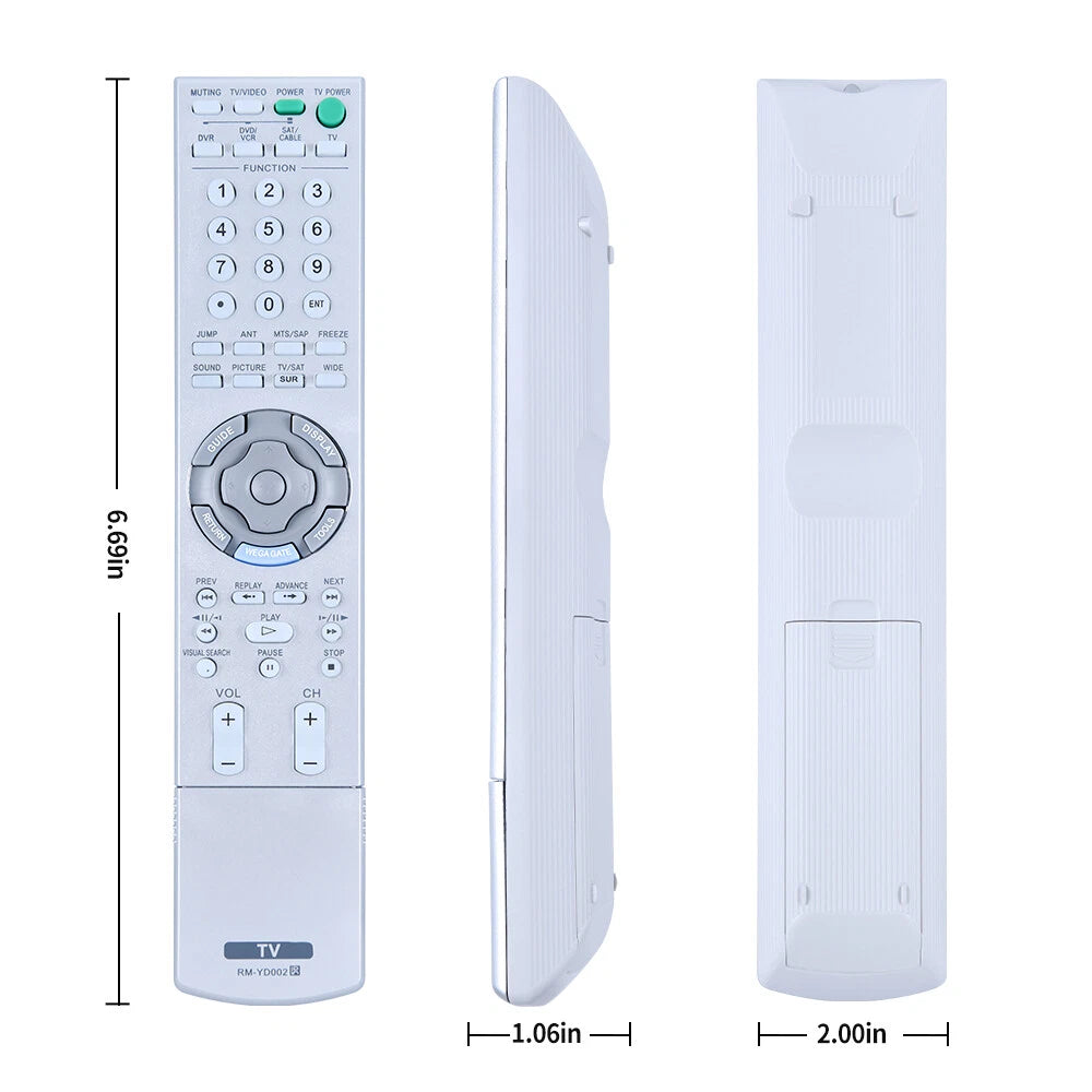 RM-YD002 Remote Control For Sony TV KDL-V26XBR1 KDF-E42A12 KDF-E50A11