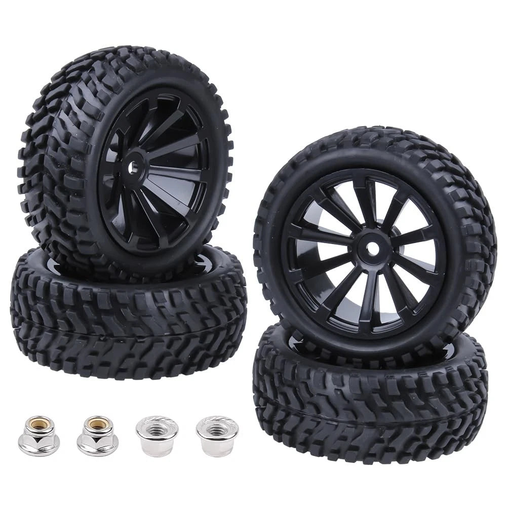 HobbyPark Outer Diameter 2.99 inch / 76mm Rubber RC inches (76mm), Black