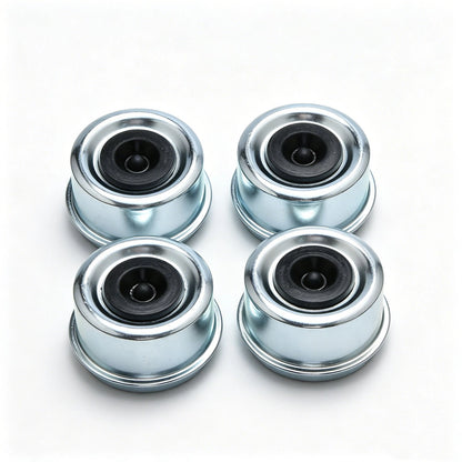 4Pcs 2.44" For Dexter Dust Cap Maintenance Kit w/ Rubber Plug & 4 Spare Plugs