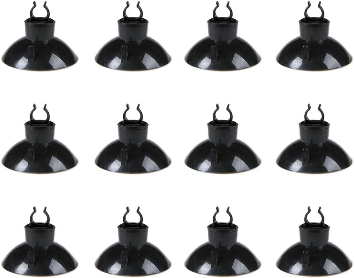 JIH Aquarium Air Pump Accessories Set -25 Feet Airline Tubing Black