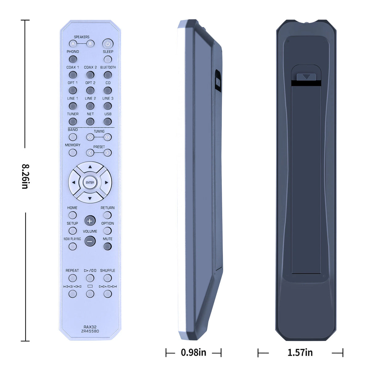 RAX32 ZR45580 Remote Control For Yamaha Stereo Receiver RN602 R-N602