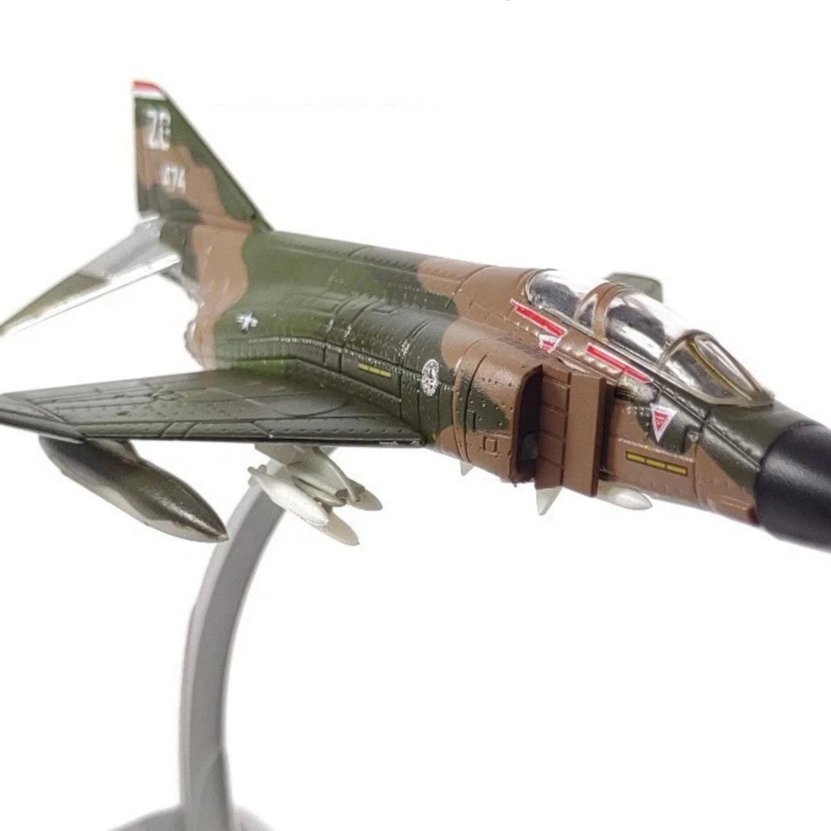 Durable 14cm Diecast Alloy 1/144 Scale USAF F-4 Phantom II Fighter Model Gift